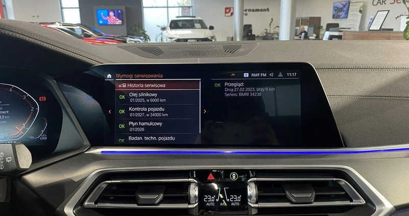 BMW X5 cena 374900 przebieg: 18100, rok produkcji 2023 z Kcynia małe 781
